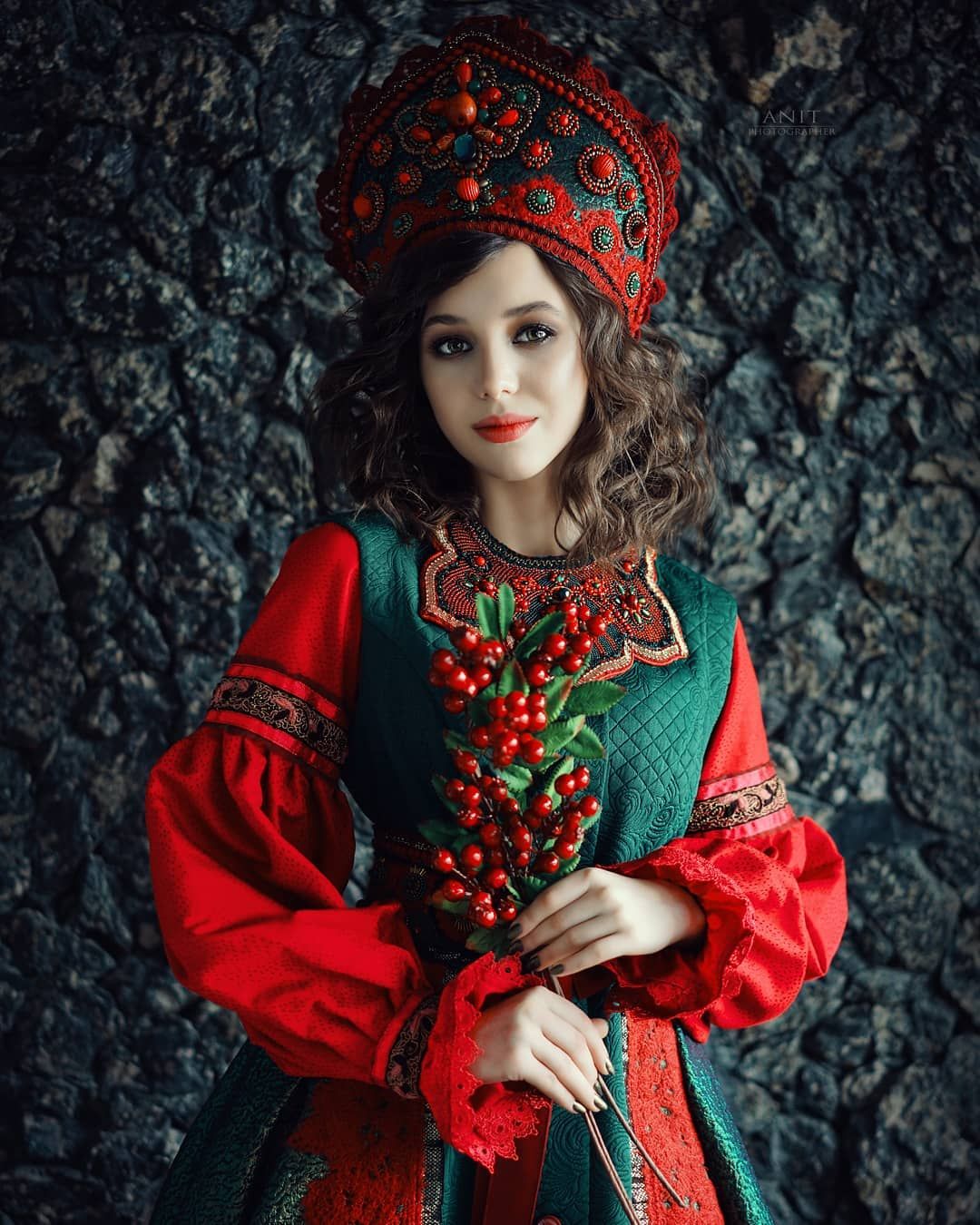 Nude girl Women in Slavic costumes in Beihai